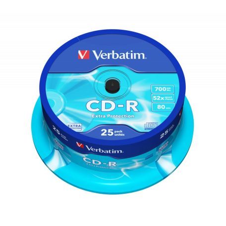 Verbatim DataLife CD-R 80 52x 25db/henger (25-ös címke)