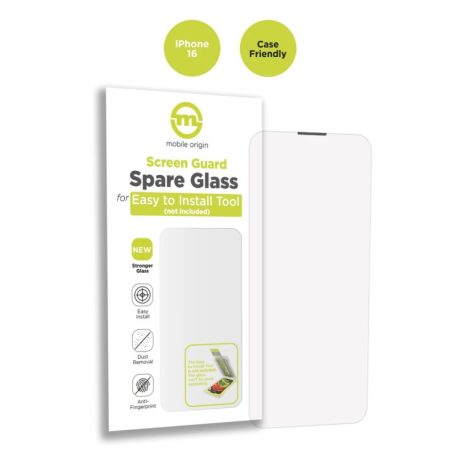 Mobile Origin Screen Guard Spare Glass Case Friendly iPhone 16