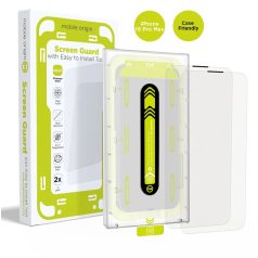   Mobile Origin Screen Guard with easy applicator iPhone 16 Pro Max 2 pack