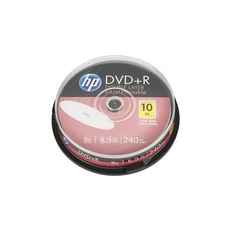 HP DVD+R 8,5Gb 8x Hengeres 10db/csomag (10-es címke)