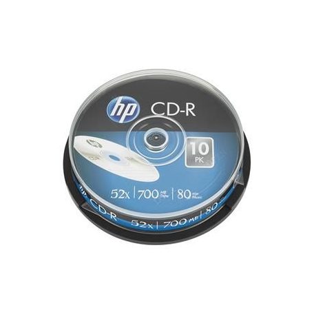 HP CD-R 80 52x 10db/henger (10-es címke)