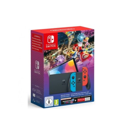 Nintendo Switch OLED + Mario Kart 8 Deluxe + 12hónapos Nintendo Switch Online előfizetés