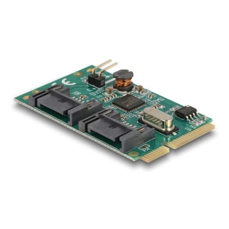 DeLock Mini PCIe I/O PCIe full size 2 x SATA 6 Gb/s