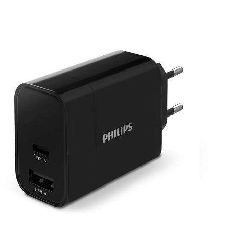 Philips DLP2621/12 High Power Dual Charger 30W Black