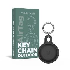 Mobile Origin Airtag Outdoor KeyChain Black