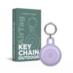 Mobile Origin Airtag Outdoor KeyChain Purple