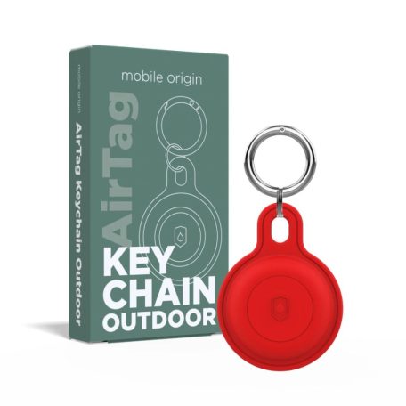 Mobile Origin Airtag Outdoor KeyChain Red