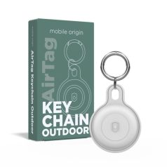 Mobile Origin Airtag Outdoor KeyChain White