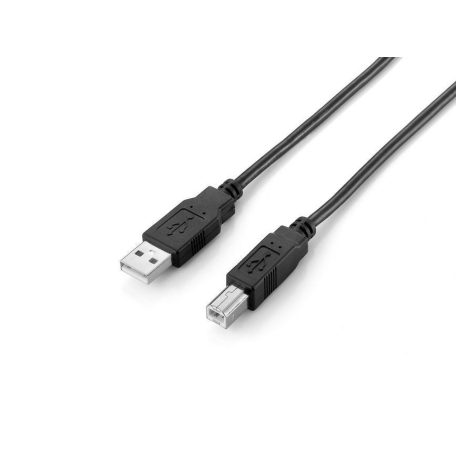 EQuip USB 2.0 Type A to Type B Cable 2m Black