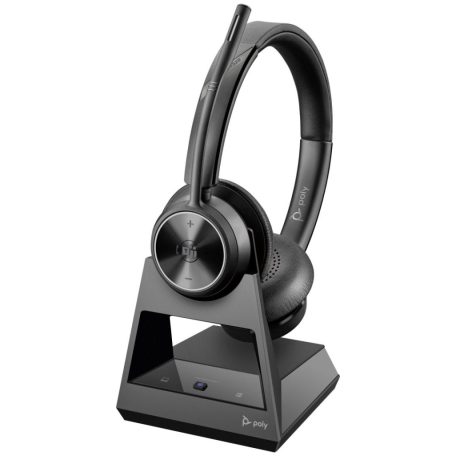 Poly Plantronics Savi 7320 Stereo MS Teams Wireless DECT 1880-1900MHz Headset Black