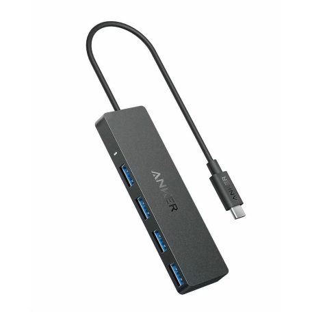 ANKER 4-in1 4-portos USB3.0 HUB Black