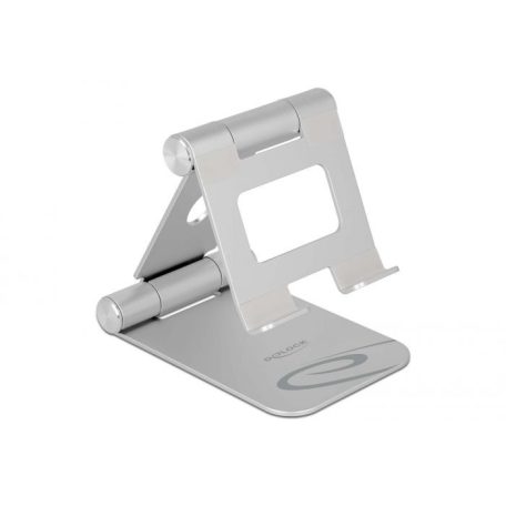 DeLock Tablet Stand adjustable aluminium Silver