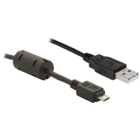 DeLock USB2.0A apa -  Micro-B USB  apa  cable 1m Black