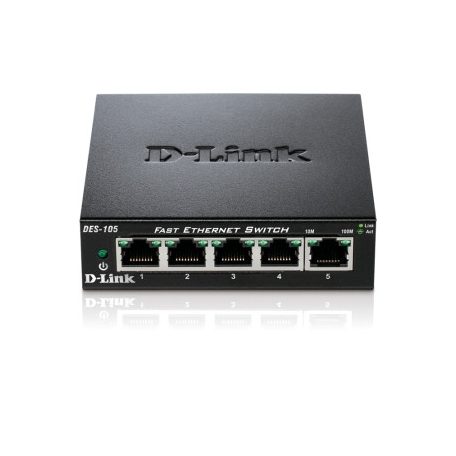 D-Link DGS-105/E 5 Port Gigabit Ethernet Switch