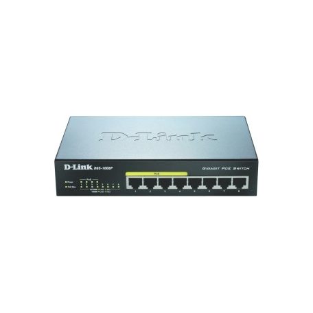 D-Link DGS-1008P/E 8 Port Gigabit Ethernet PoE Switch