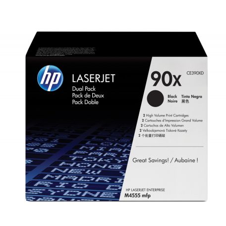 HP CE390XD (90X) 2-pack Black toner