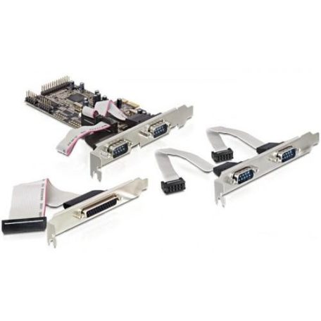 DeLock PCI Express Card > 4x Serial, 1 x Parallel