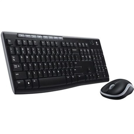 Logitech MK270 Wireless Billentyűzet + Egér Black HU