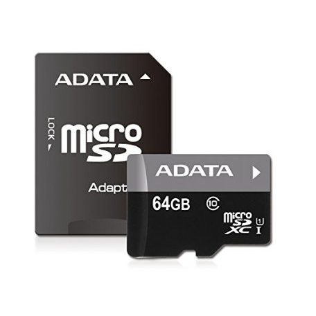 A-Data 64GB microSDXC Premier Class 10 UHS-I + adapterrel