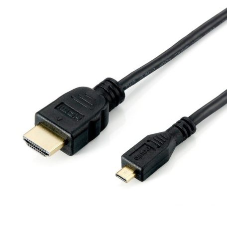 EQuip HDMI - Micro HDMI 1.4 cable 2m Black