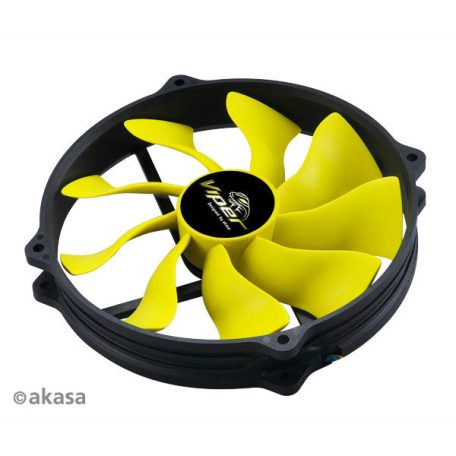 Akasa Viper 140mm PWM Black/Yellow