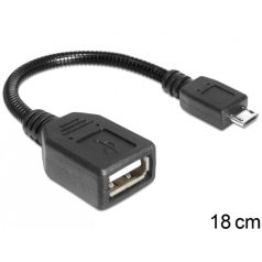 DeLock USB micro-B male > USB 2.0-A female OTG flexible