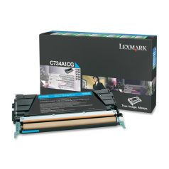 Lexmark C734A1CG Cyan toner