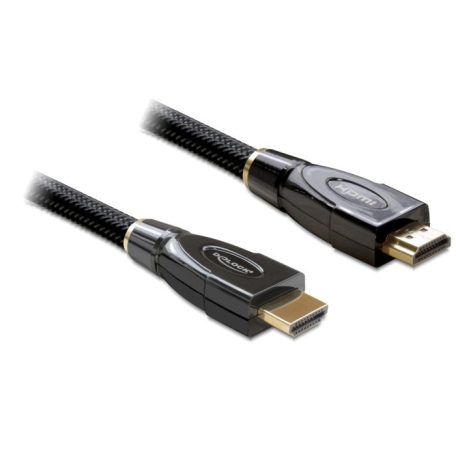 DeLock HDMI + Ethernet male/male összekötő kábel Premium 2m