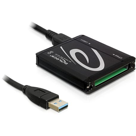 DeLock SuperSpeed USB 5 Gbps for CFast memory cards Card Reader Black