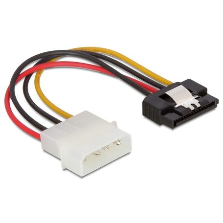 DeLock Cable Power SATA HDD > Molex 4 pin male with metal clip straight