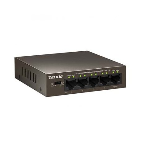 Tenda TEF1105P-4-63W 5-p PoE 10/100Mbps unmanaged Switch