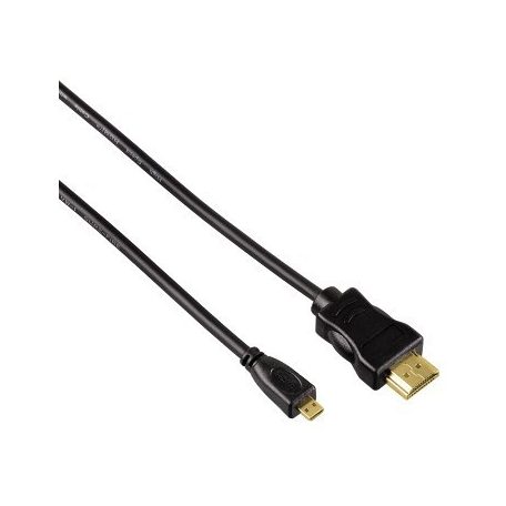 Hama HDMI - MicroHDMI 0,5m kábel Black