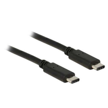 DeLock USB Type-C 2.0 - USB Type-C 2.0 cable 0,5m Black