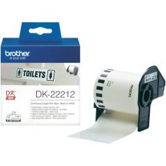   Brother DK-22212 folytonos szalagcímke 62mm x 15,24m öntapadós White