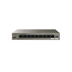  IP-COM Switch PoE - G1110PF-8-102W (9x1Gbps; 1x SFP; 8x af/at PoE+ port; 102W, Rackbe szerelhető)